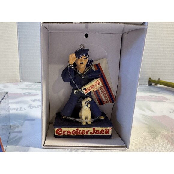 Cracker Jack Sailor And Bingo The Dog Christmas Ornament - Picture 1 of 5
